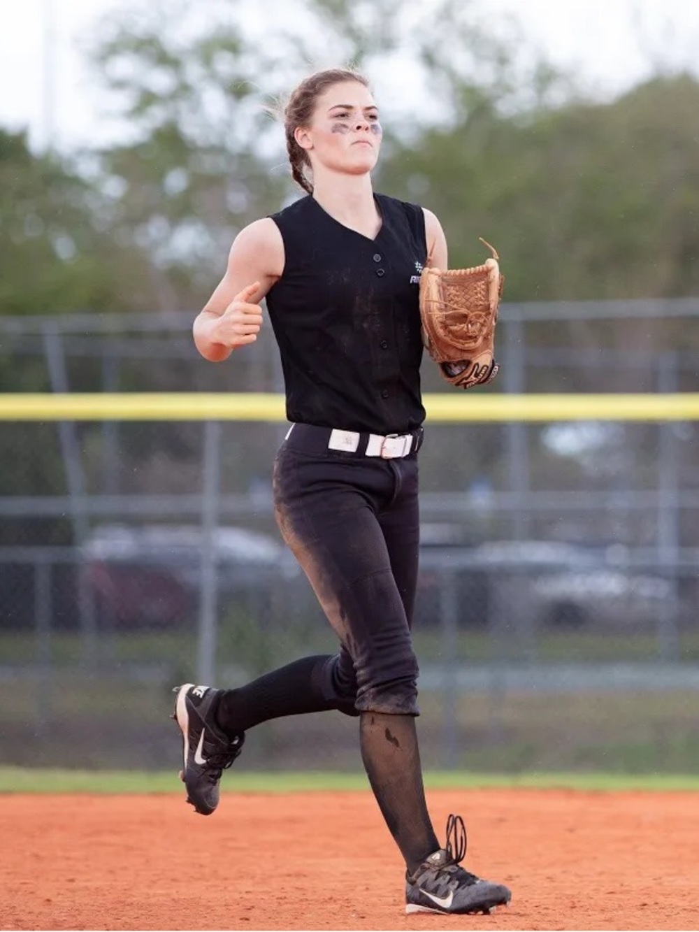 NWT RIP-IT Girl's 4-Way Stretch Pro Softball Pants Black Small